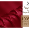 Bao Loc red silk fabric 1