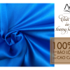 Blue Bao Loc silk fabric