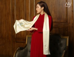khăn lụa tơ tằm cao cấp tại Hà Nội