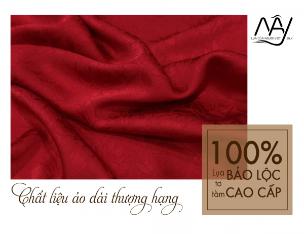 red lotus silk cloth