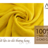 Bao Loc silk fabric woven with golden lotus