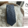 High quality black silk tie