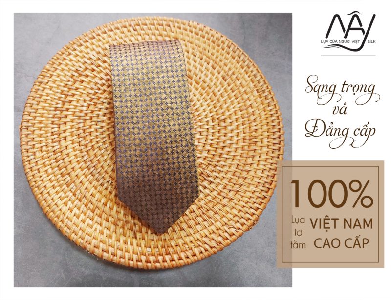 Vietnamese silk tie